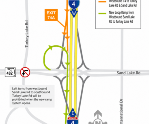 New Ramp System at I-4 and Sand Lake Road