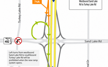 New Ramp System at I-4 and Sand Lake Road